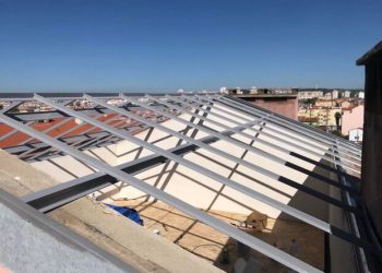 Reparação de clarabóia com Vidro ou Vidro policarbonato RESOLVE VERTICAL - PINTURAS EM RAPPEL ATRAVÉS DA TÉCNICA DE CORDAS 5